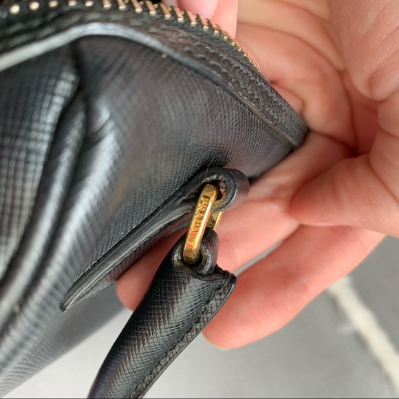 SOLD Prada Leather Bauletto Tote Bag - Picture 11 of 11